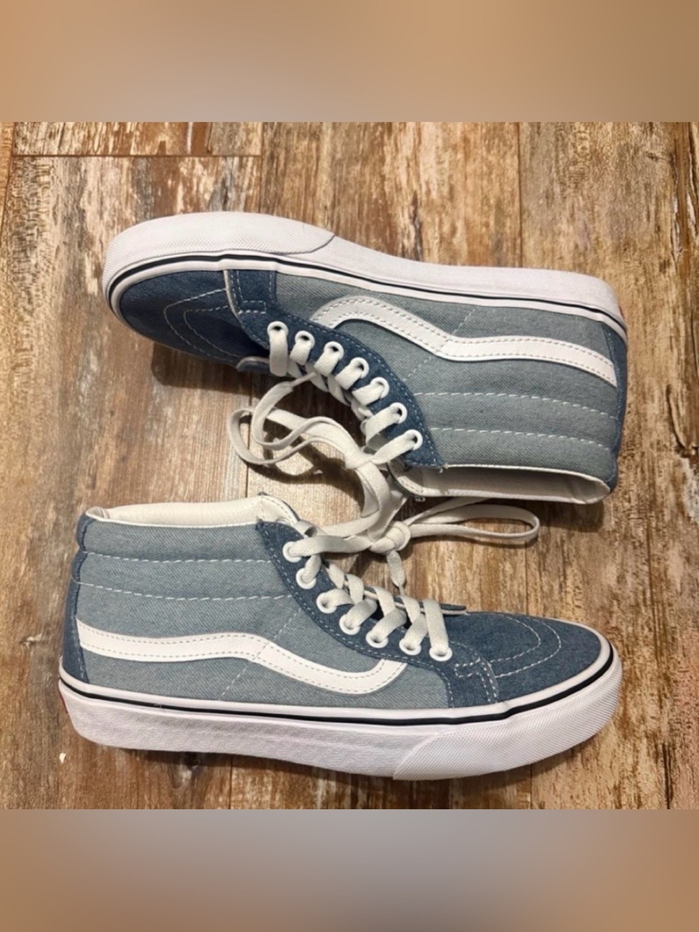 Denim High Top Vans